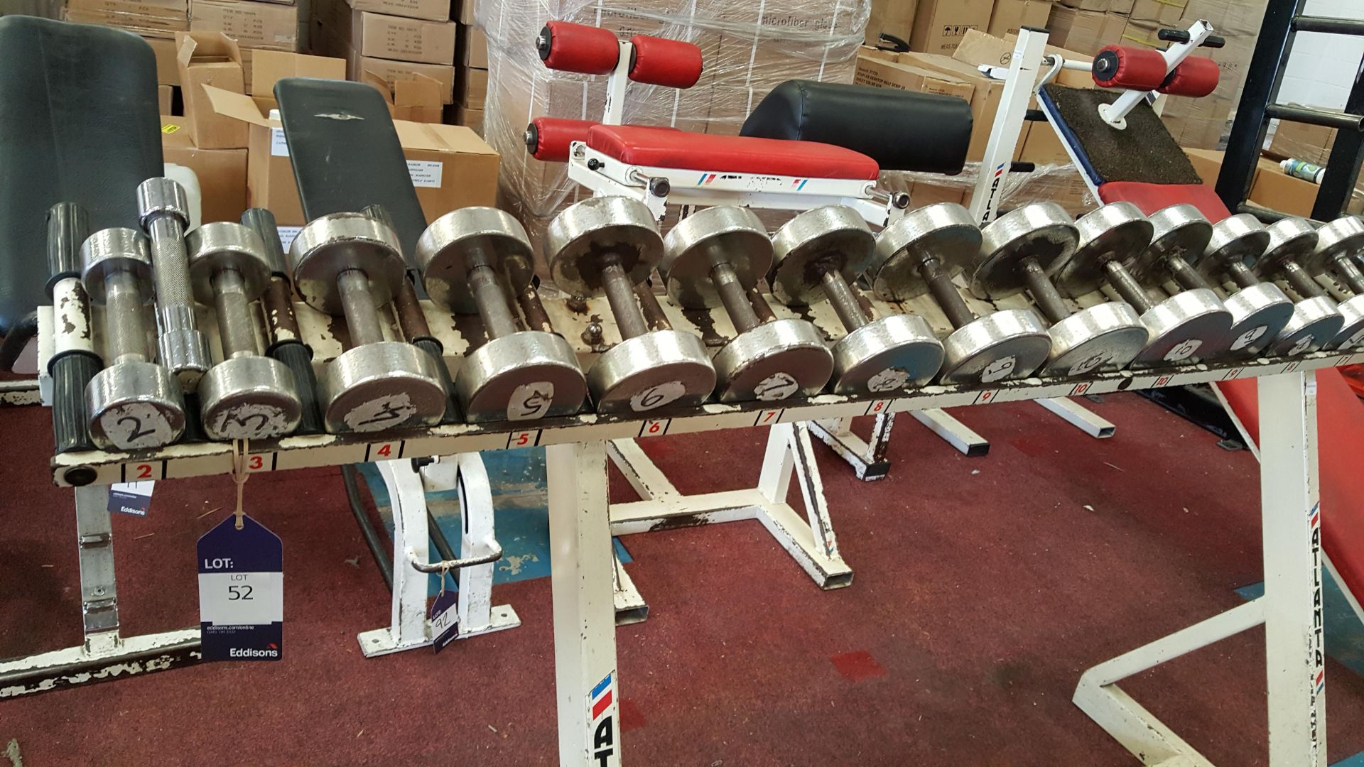 Atlanta Chrome Dumbbells - Image 2 of 4