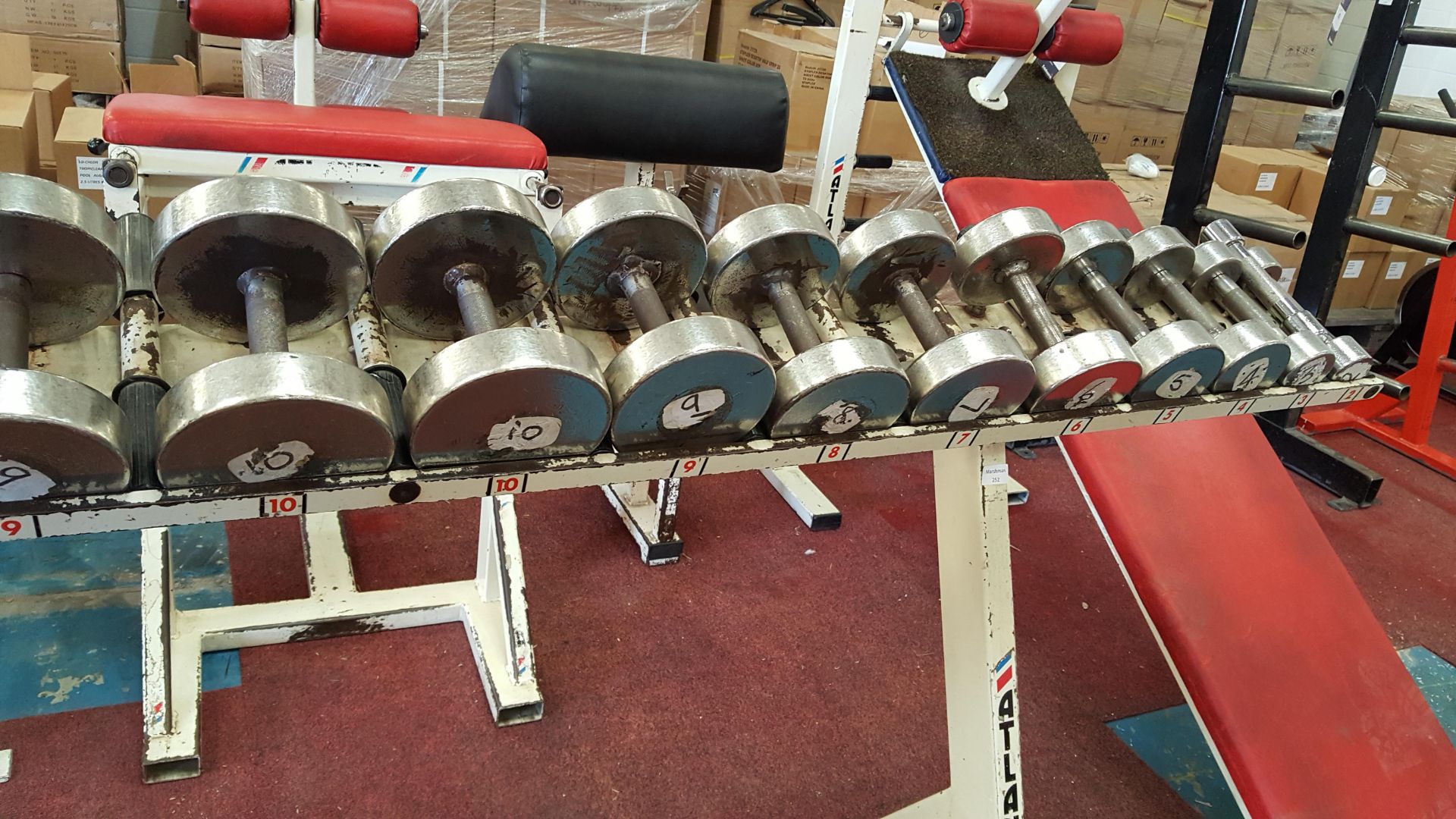 Atlanta Chrome Dumbbells - Image 3 of 4