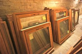 2 x Hardwood Pre-Glazed Window Units