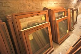 4 x Hardwood Pre-Glazed Window Units