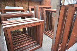 Hardwood Unglazed Window Units