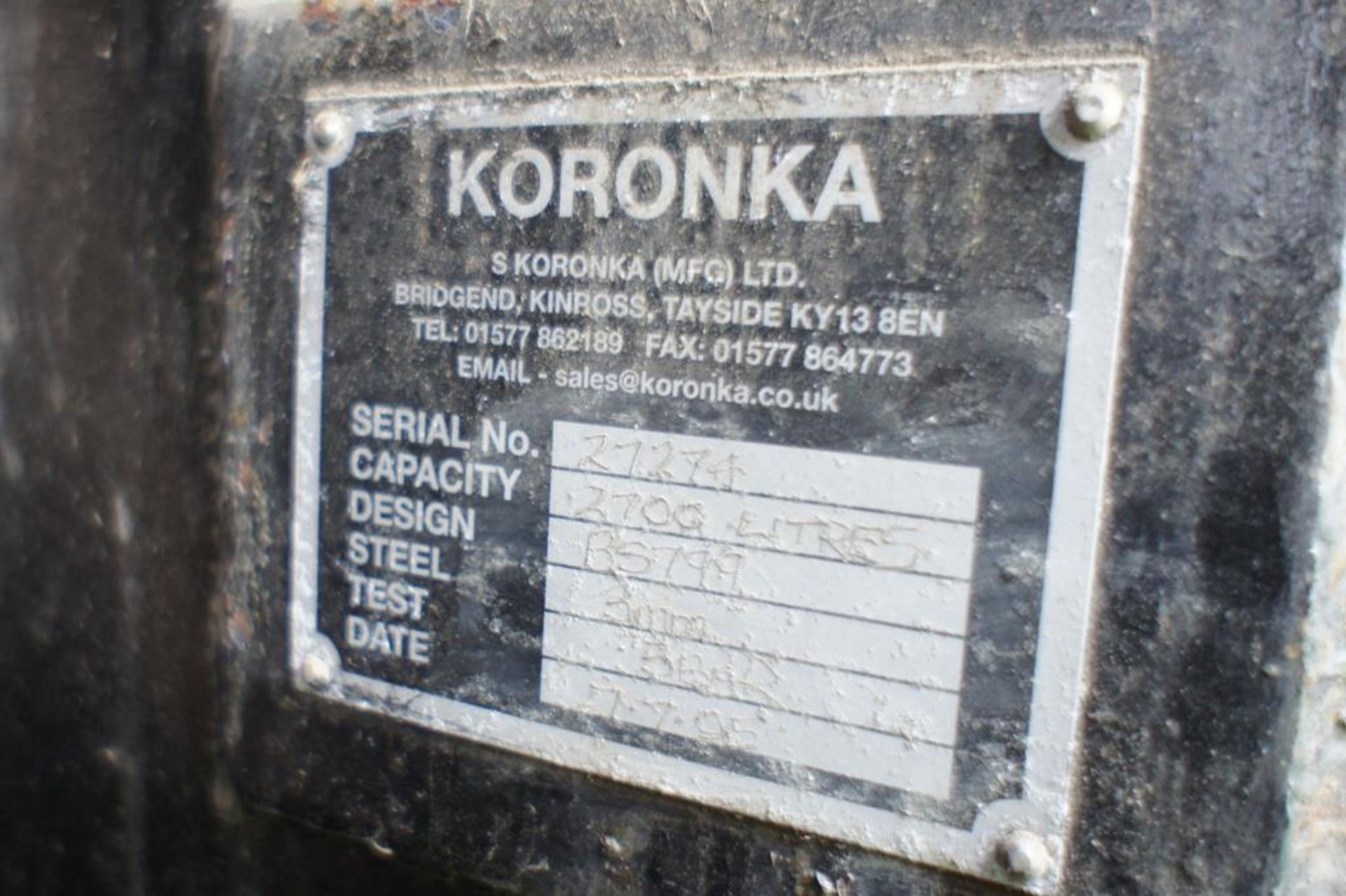 Koronka 600 Gallon Bunded Fuel Storage Tank - Image 2 of 5