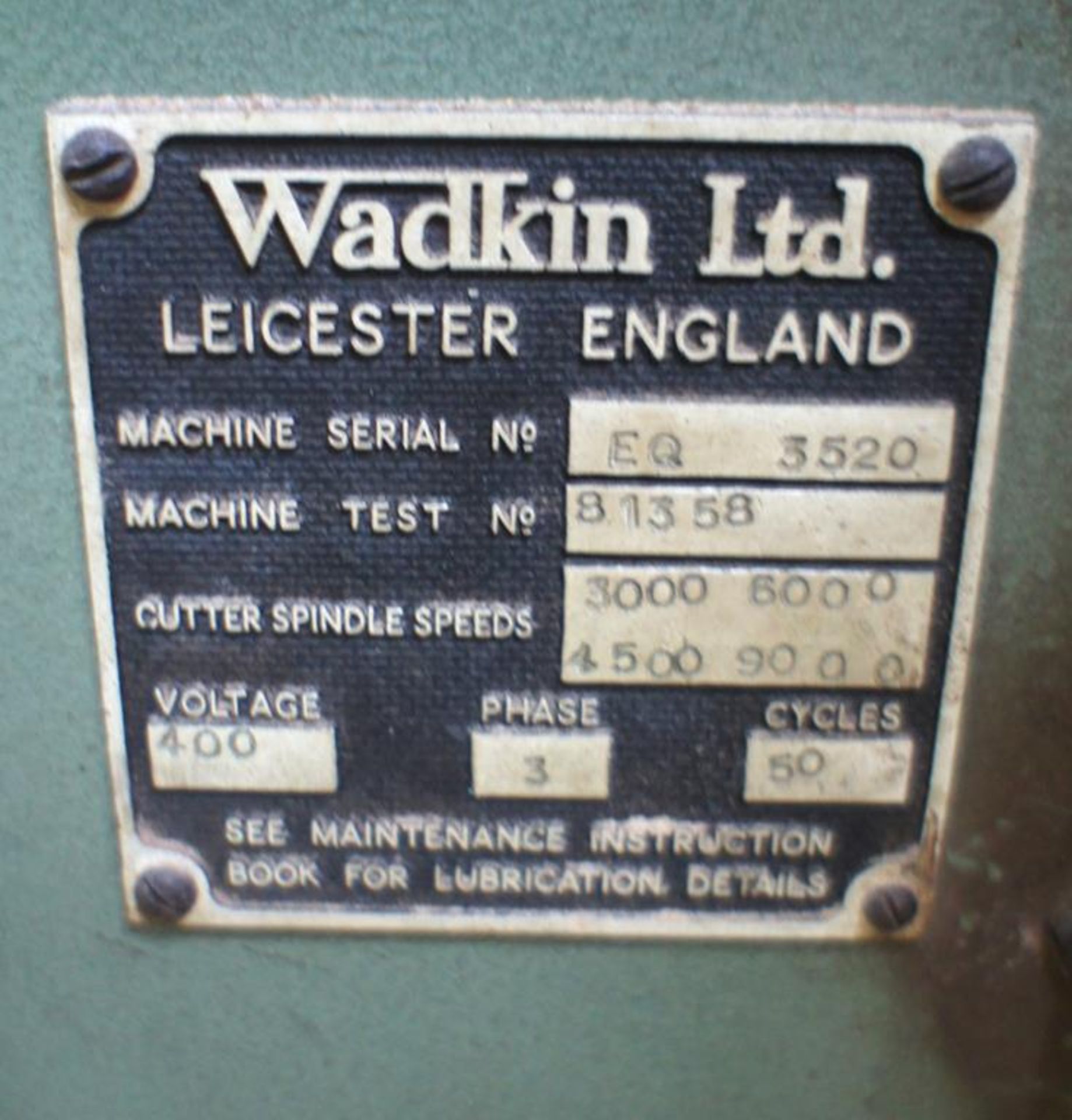 Wadkin EQ Single Vertical Spindle Moulder with Power Feed - Image 8 of 12