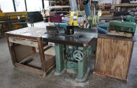 Wadkin EQ Single Vertical Spindle Moulder with Power Feed