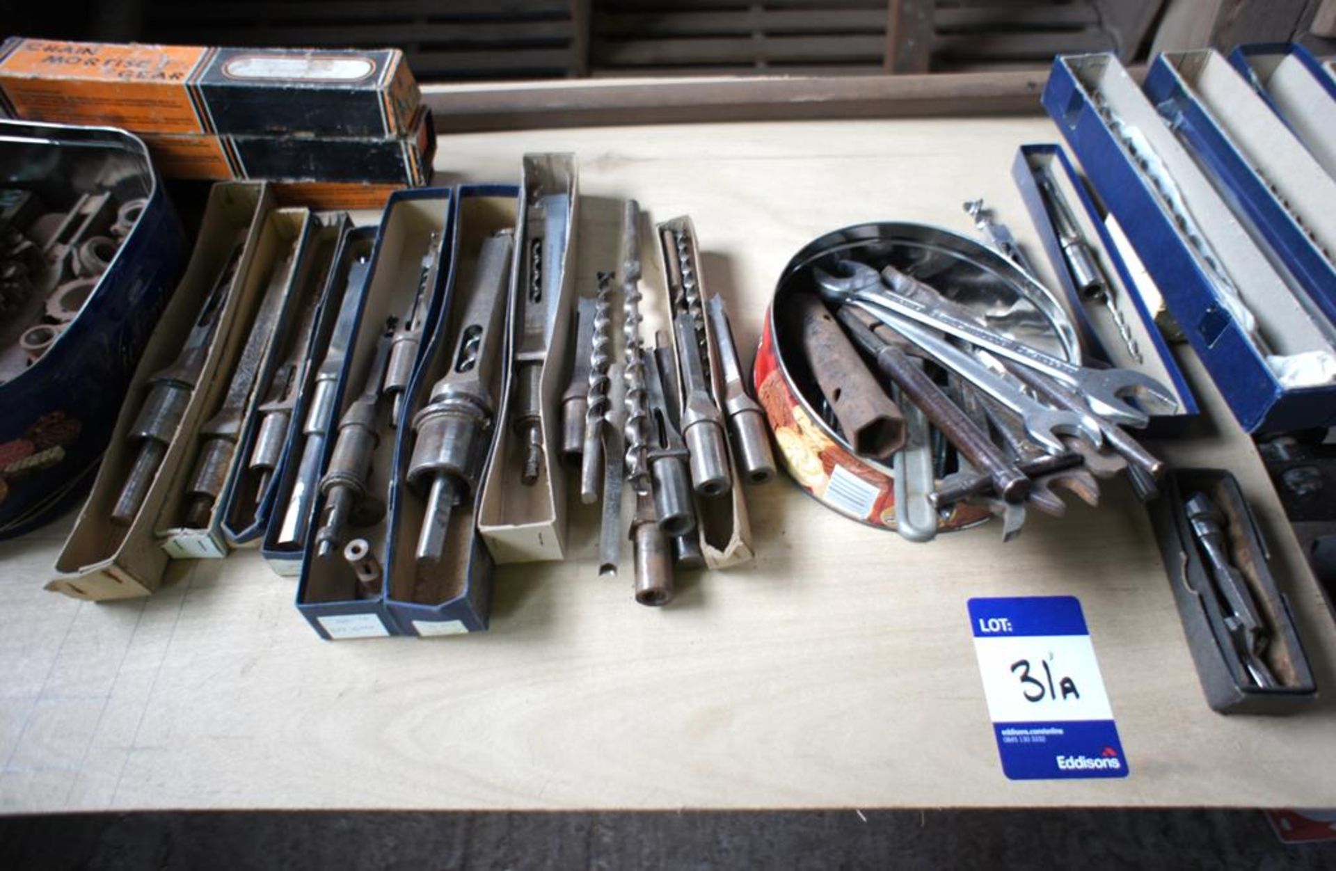 Wadkin MF Chain & Chisel Morticer, Tooling and contents of Cabinet - Image 13 of 19