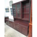 This is a Timed Online Auction on Bidspotter.co.uk, Click here to bid. Wooden Display Cabinet with