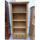 This is a Timed Online Auction on Bidspotter.co.uk, Click here to bid. Wooden Open Bookcase with