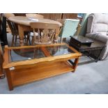 This is a Timed Online Auction on Bidspotter.co.uk, Click here to bid. Wooden Coffee Table with