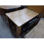This is a Timed Online Auction on Bidspotter.co.uk, Click here to bid. Laminated Wooden Dining Table