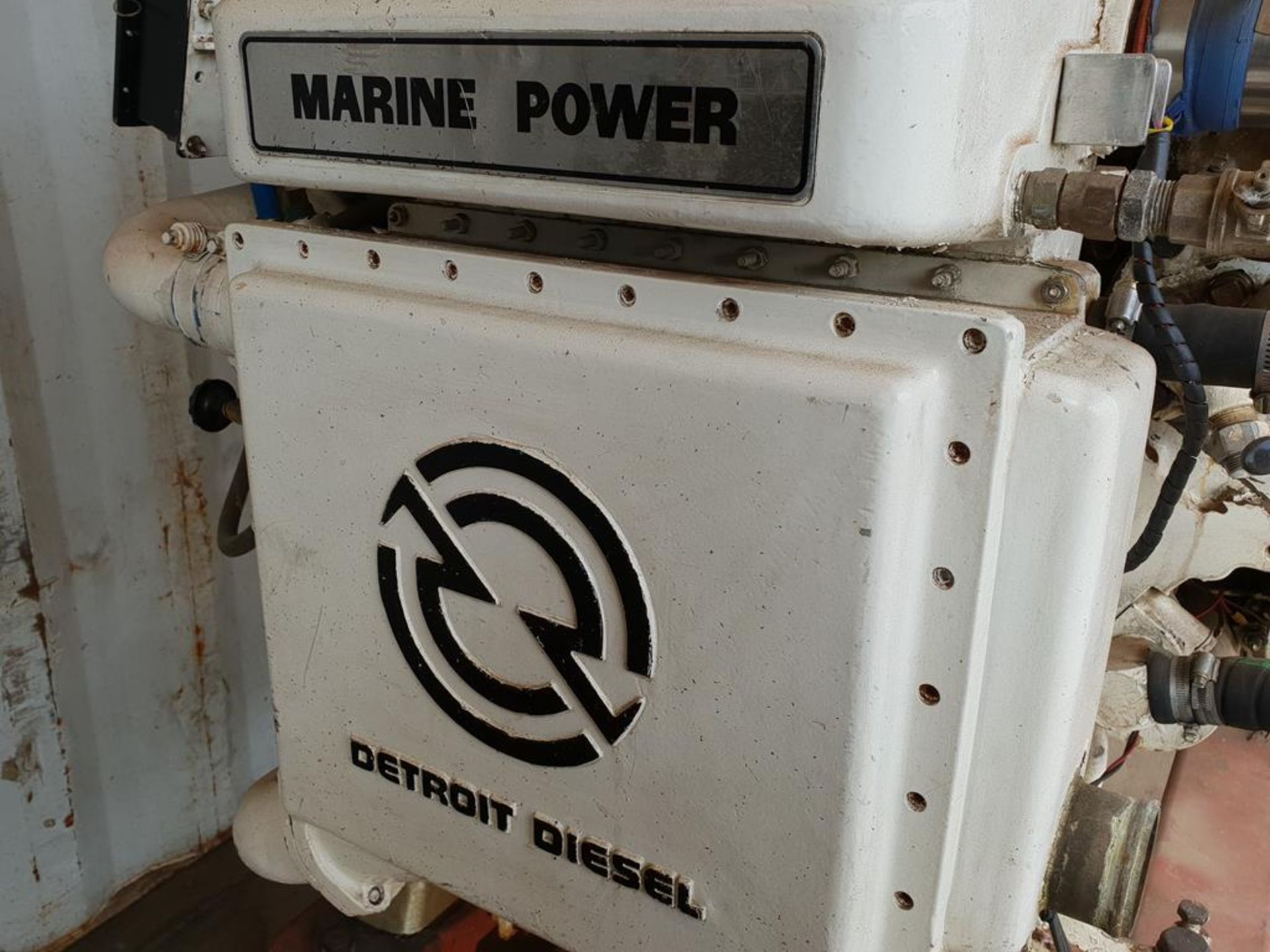 GM Detroit 6V92 Marine Diesel Engine. - Image 4 of 8