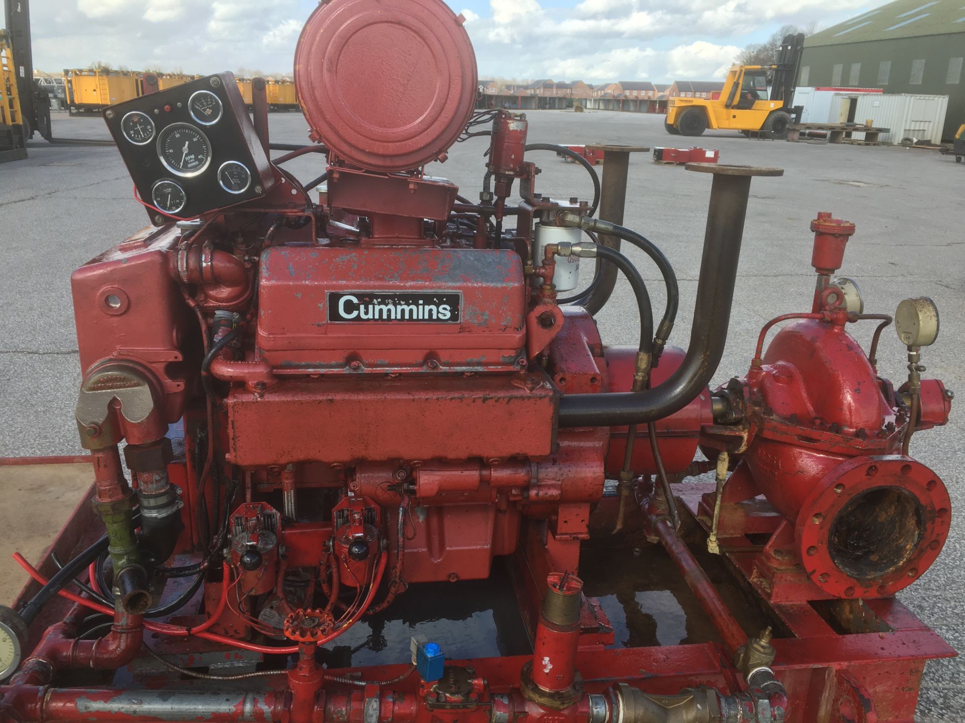 Cummins V6 High Volume Fire Pump. - Image 5 of 8