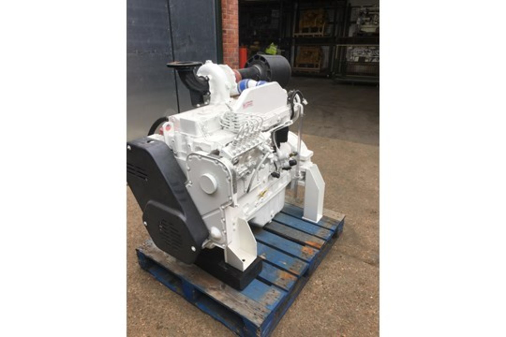 A Cummins Model 6CT 8.3 6 Cylinder Marine Diesel Engine. - Image 4 of 4