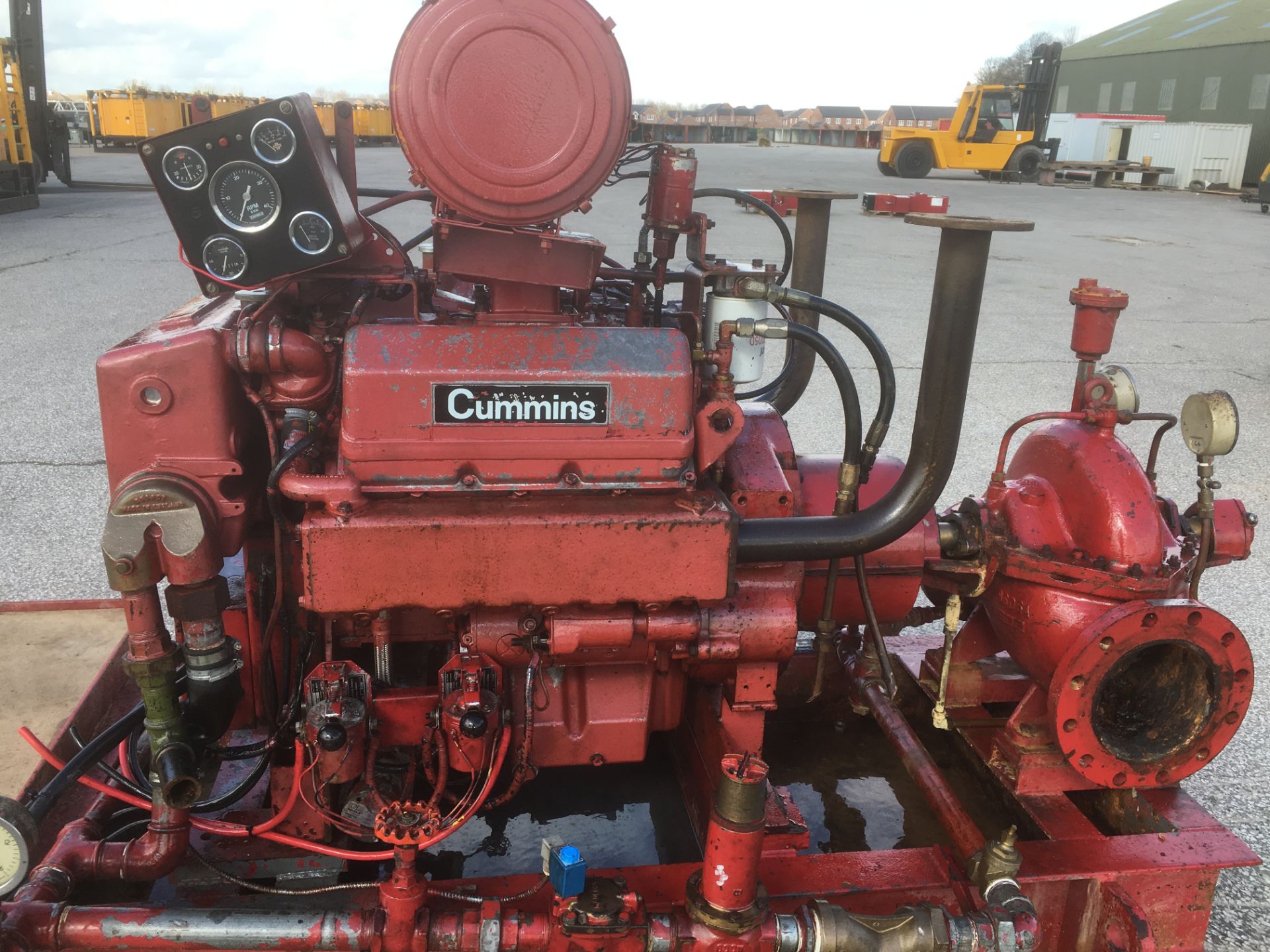 Cummins V6 High Volume Fire Pump. - Image 4 of 8