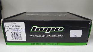 Hope Tech 3 V4 Rear-No Rotor- Black L/H