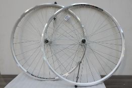 A Pair of New Weinmann XR 18 Aluminium Alloy Double Wall Wheels with Quick Release Connections