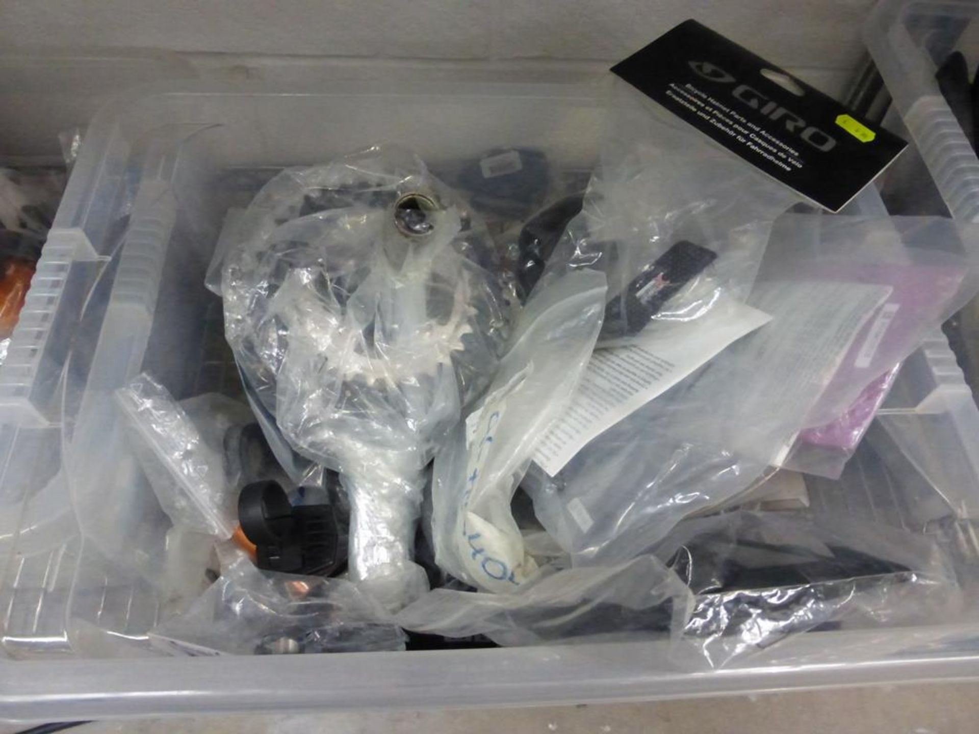 3 Tubs of assorted Cycle Parts, Breaks, Reflectors, Levers, Tubes etc - Image 7 of 13