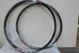 Two New Boxed DT Swiss XM 481 Rims. An RDXM48650325011431 and RDXM8650325011432 with Nipples and Was