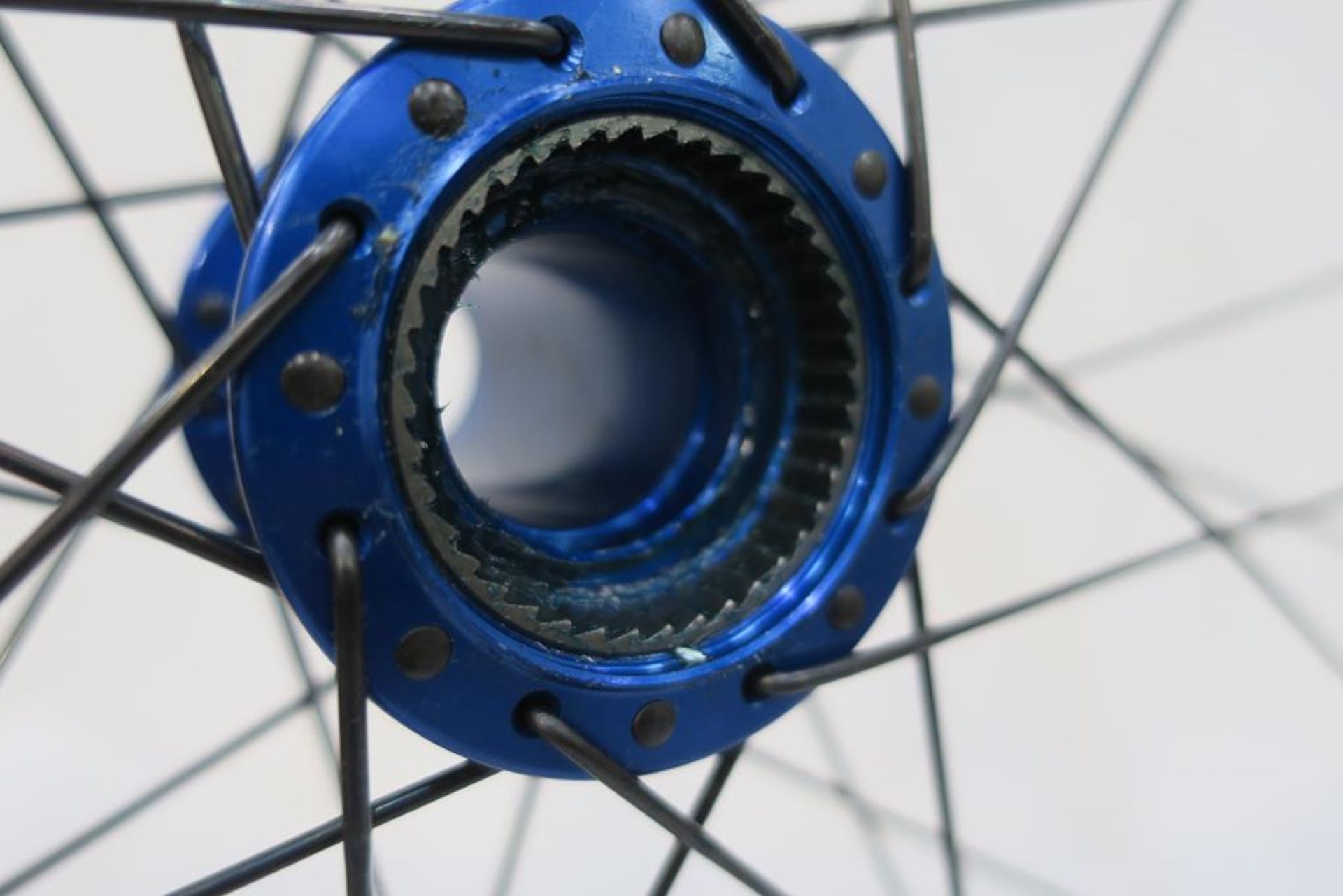 A New Mavic EN521 26" Disc Rear Wheel on a Hope 150mm Pro 2 Hub Blue Shimano - Image 6 of 11