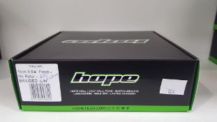 Hope Tech 3 E4 Front-No Rotor-Braided- L/H Disk Brake