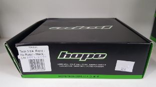 Hope Tech 3 E4 Front- No Rotor-Black-L/H Disk Brake