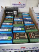 Box of assorted 27.5" Cycle Inner Tubes