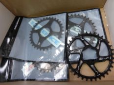 6 x New, Hope and Raceface Chainrings