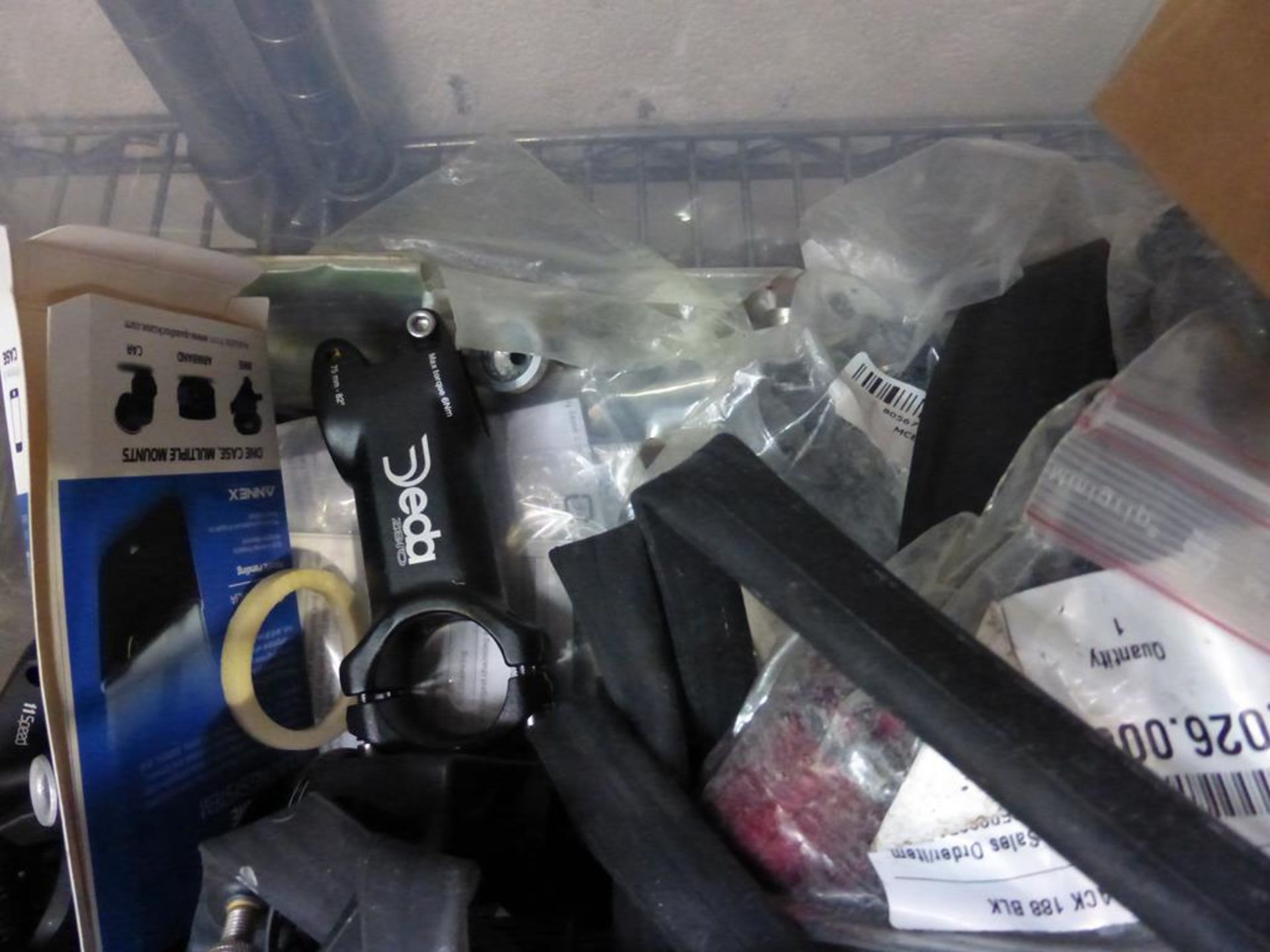 3 Tubs of assorted Cycle Parts, Breaks, Reflectors, Levers, Tubes etc - Image 13 of 13
