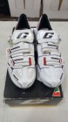 A pair of new, boxed Gaerne Carbon Speed Play G. Platinum Shoes