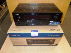 Denon AVR-X1400H 4K Ultra HD AV Receiver (on display) – RRP £699 (collection Monday 29 April