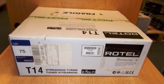 Rotel T14 Streaming Tuner (boxed) - RRP £700 (collection Monday 29 April ONLY - please do not bid if