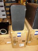 Q Acoustics 3070S Black Speaker (on display) (collection Monday 29 April ONLY - please do not bid if