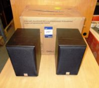 Pair of Dali Spektor 2 Black Ash Speakers (on display) – RRP £299 (collection Monday 29 April ONLY -
