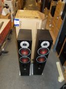 Pair of Dali Zensor 5 Black Ash Floor Standing Speakers (on display) - RRP £549 (collection Monday