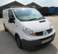 Renault Trafic SL27+ DCI 115 Panel Van, registration HY07 XVC, first registered 21 March 2007, MOT