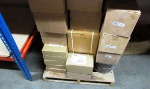 Quantity of electrical Components to pallet