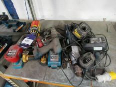 Quantity of various Power Tools