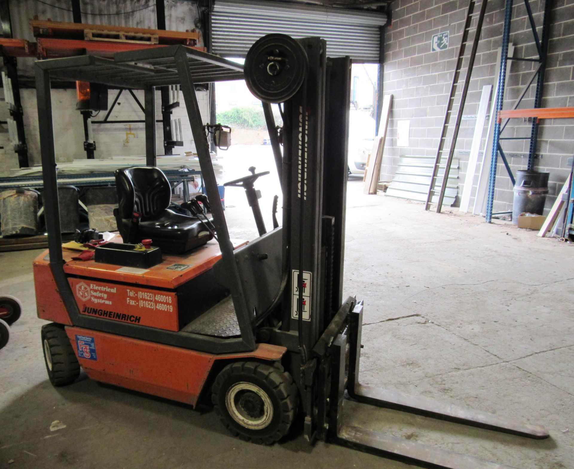 Jungheinrich Boss AMDEC KE16 Forklift Truck, 1350kg, 7478 hours, 3000 mm lift duplex mast, side - Image 3 of 10