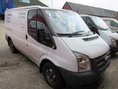 Ford Transit 100 T250 FWD Panel Van, registration YS12 EWF, first registered 27 June 2012, MOT until