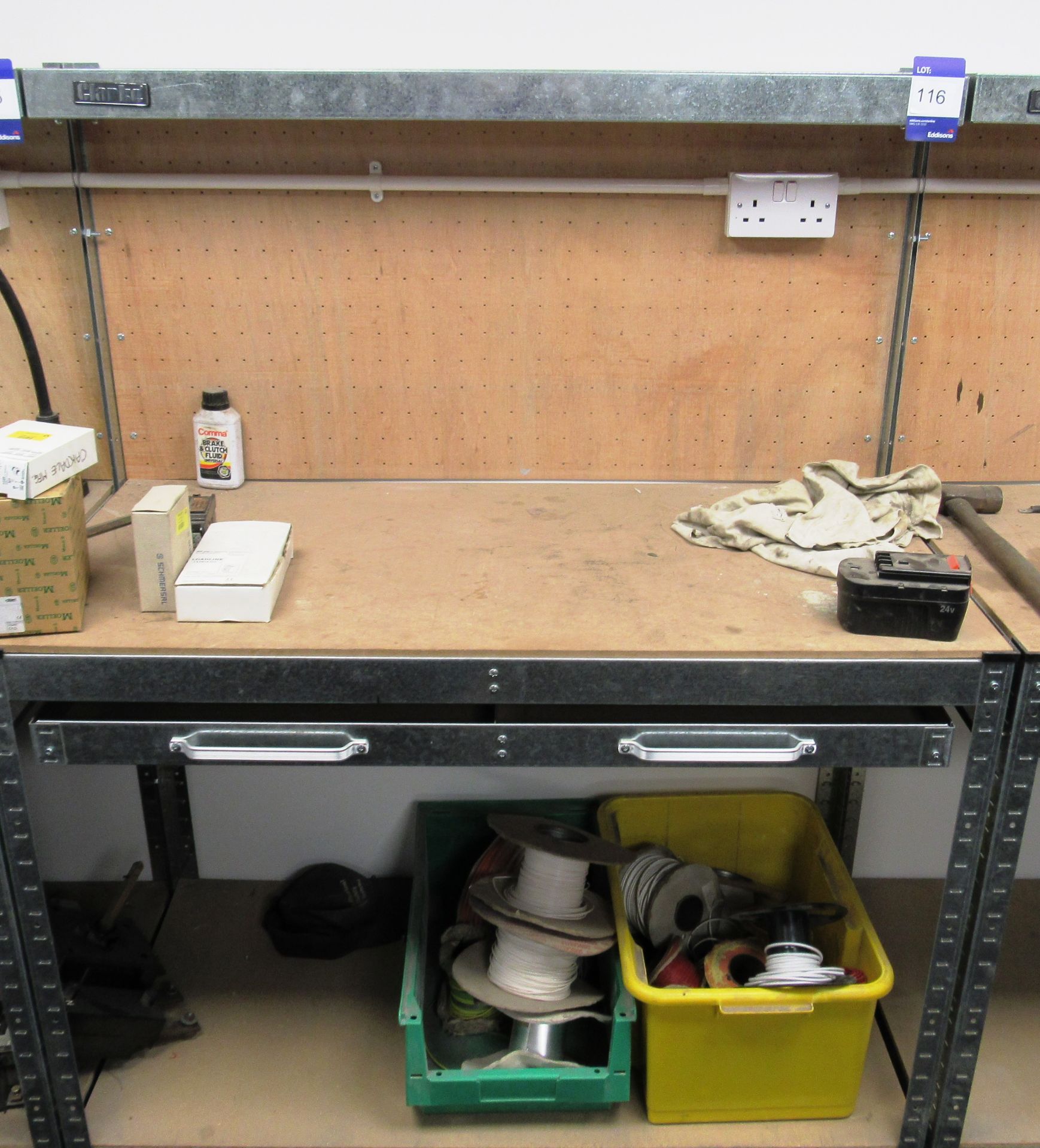 Clarke galvanised Workshop Bench