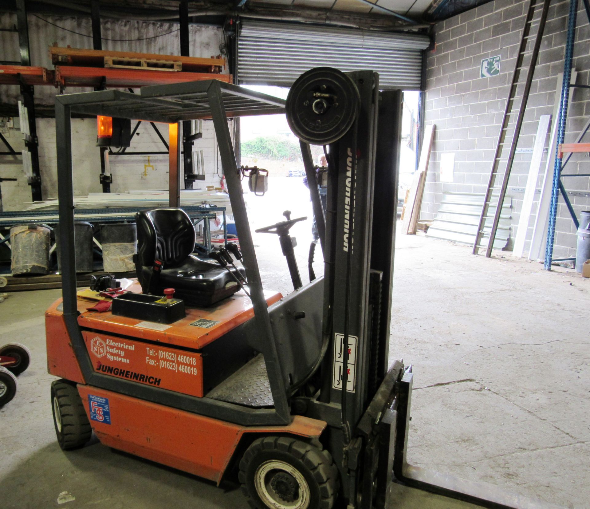 Jungheinrich Boss AMDEC KE16 Forklift Truck, 1350kg, 7478 hours, 3000 mm lift duplex mast, side - Image 5 of 10