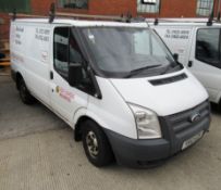 Ford Transit 100 T250 FWD Panel Van, registration YS12 EZR, first registered 27 June 2012, MOT until