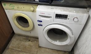 Bosch Classi XX6 Washing Machine, White Knight Dryer and Under Counter Fridge