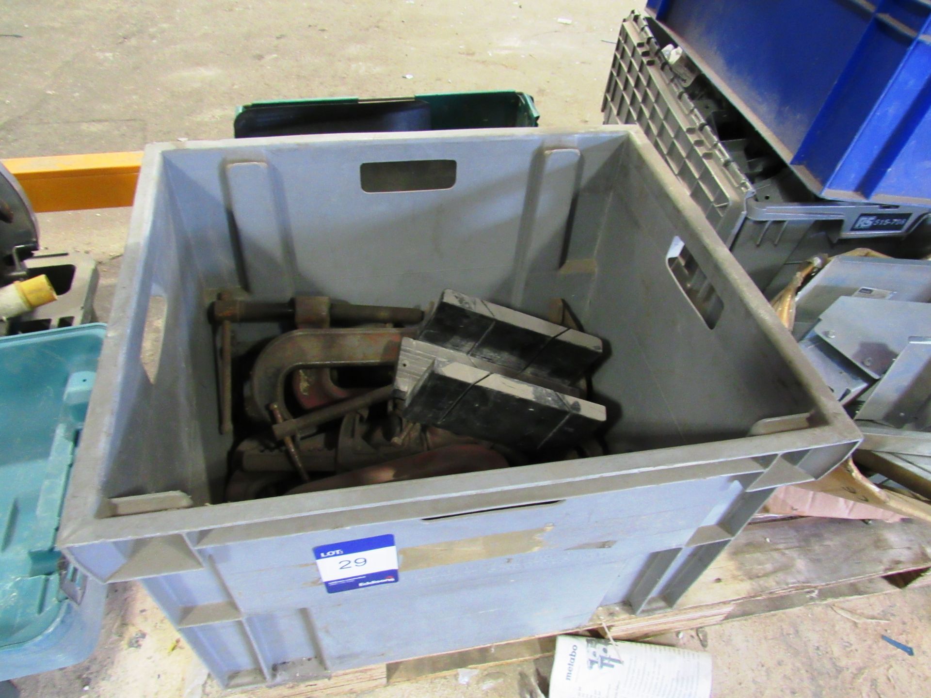 Quantity of G Clamps, to crate