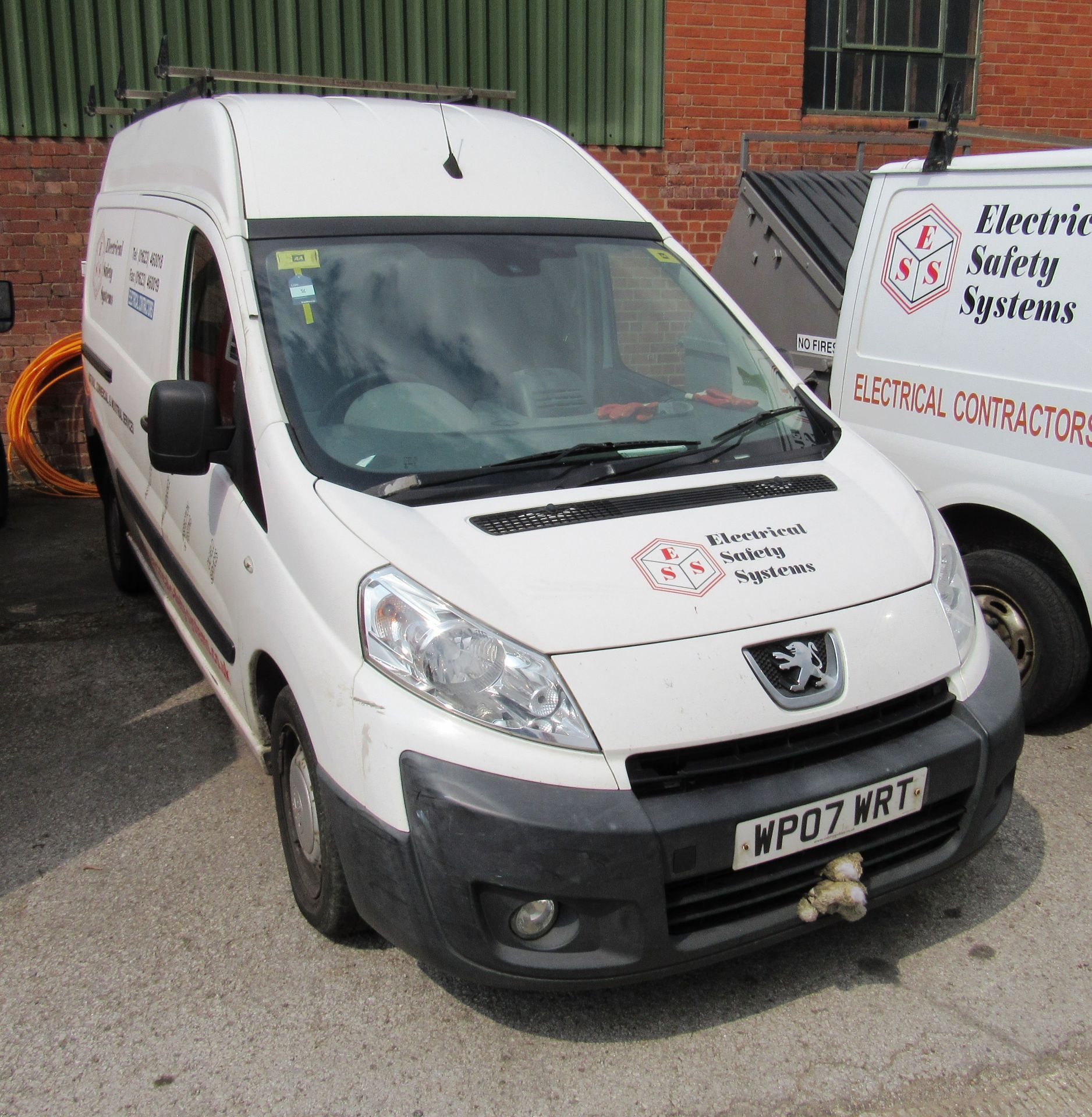 Peugeot Expert HDI LWB Panel Van, registration WP07 WRT, first registered 14 June 2007, MOT until 26