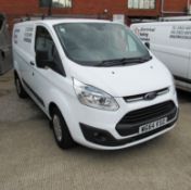 Ford Transit Custom 290 Trend E-Tec Panel Van, registration WG64 VSO, first registered 31 December