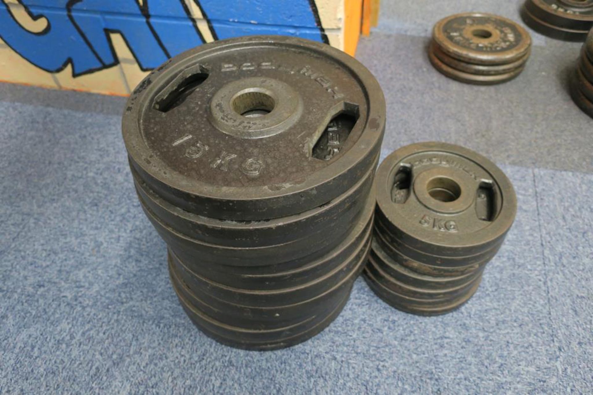 32 x Bodymax Two Handled Steel Plates - Image 4 of 4