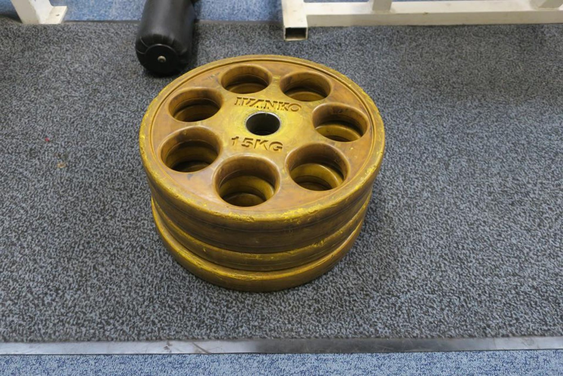 8 x Rubber Covered Dumbbells - Image 7 of 7