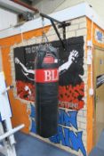 Blitz Punch Bag, Wall Bracket and a Pair of Gloves