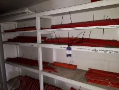 Quantity of dismantled lightweight racking