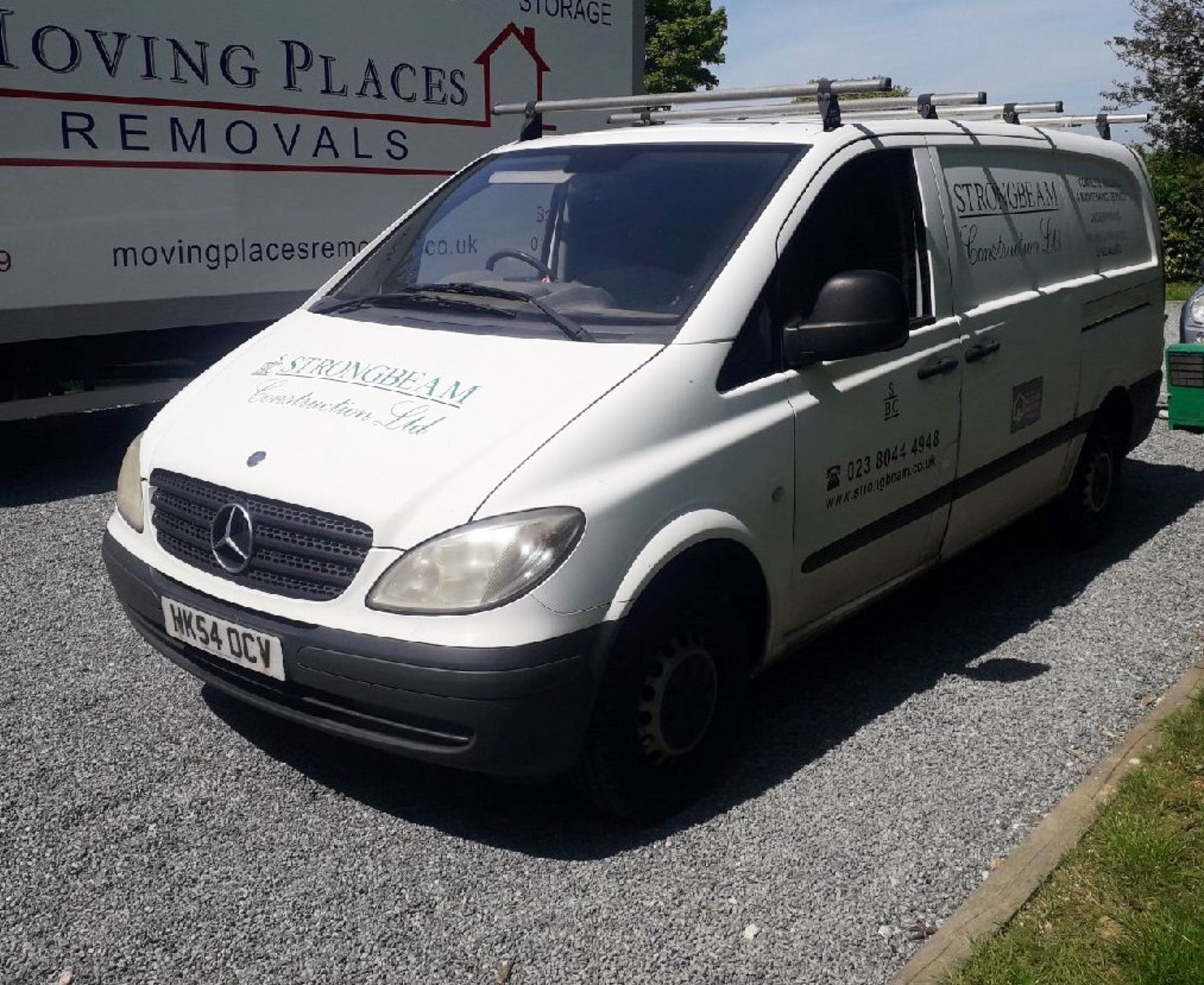 Mercedes Benz Vito Van with Rhino Roof Bars, Registration HK54 0CV, Odometer 109931, 2 x keys, MOT - Image 2 of 15